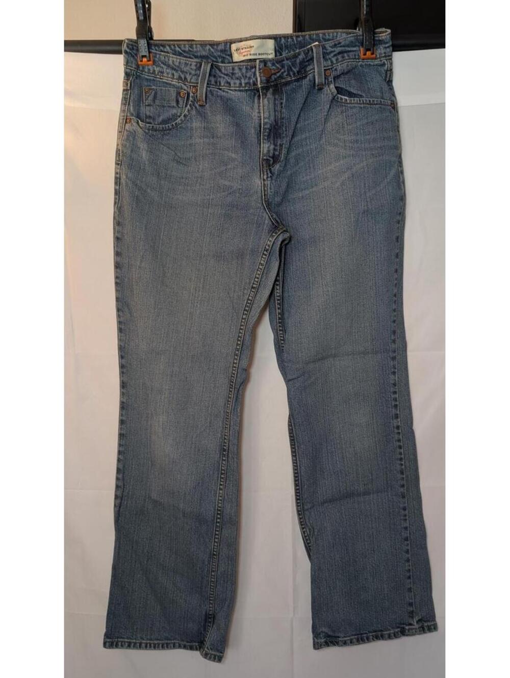 Levi Strauss Mid Rise Bootcut Jeans - Classic Denim Misses Size 14